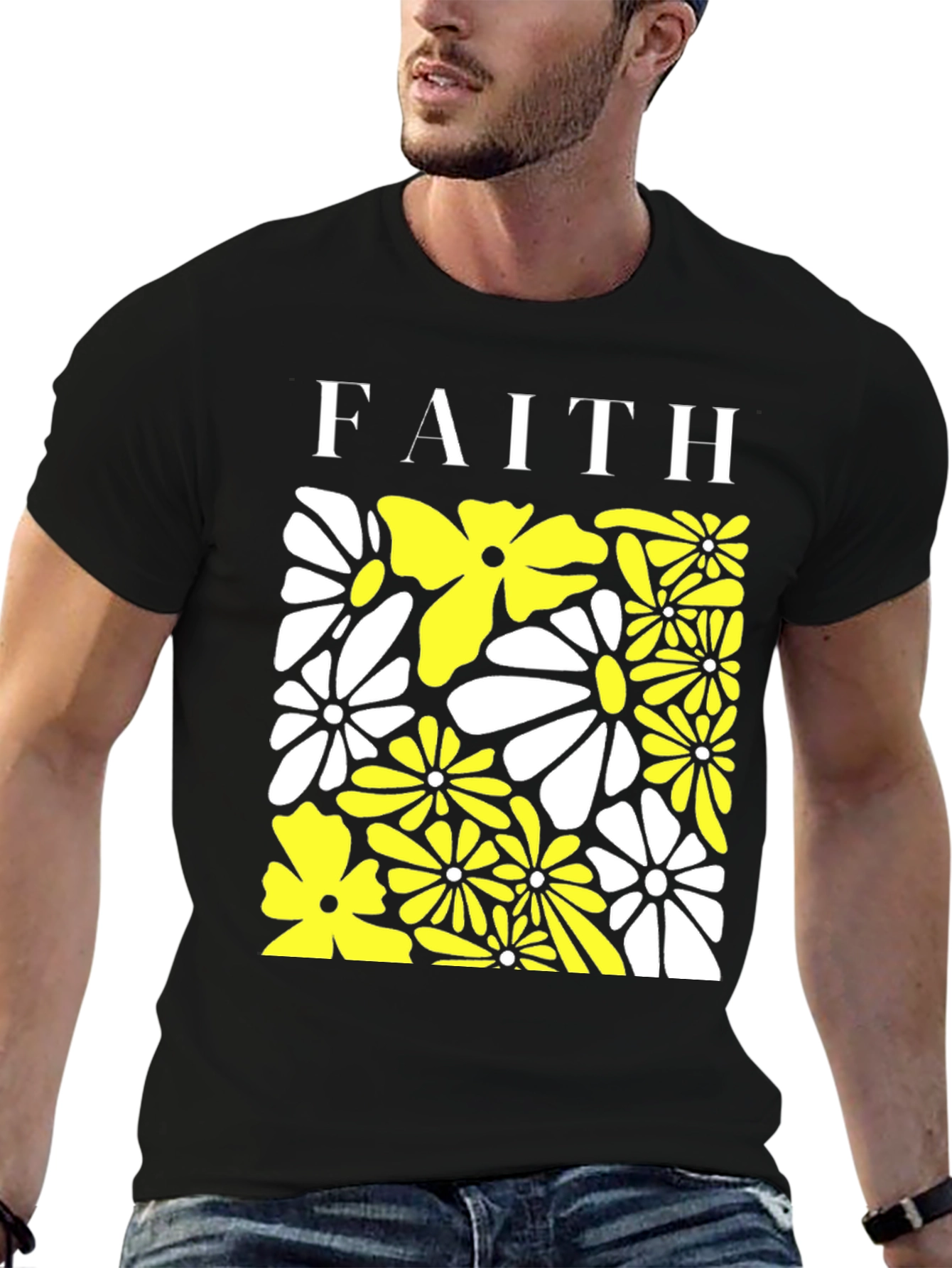 Faith Floral Graphic Tee