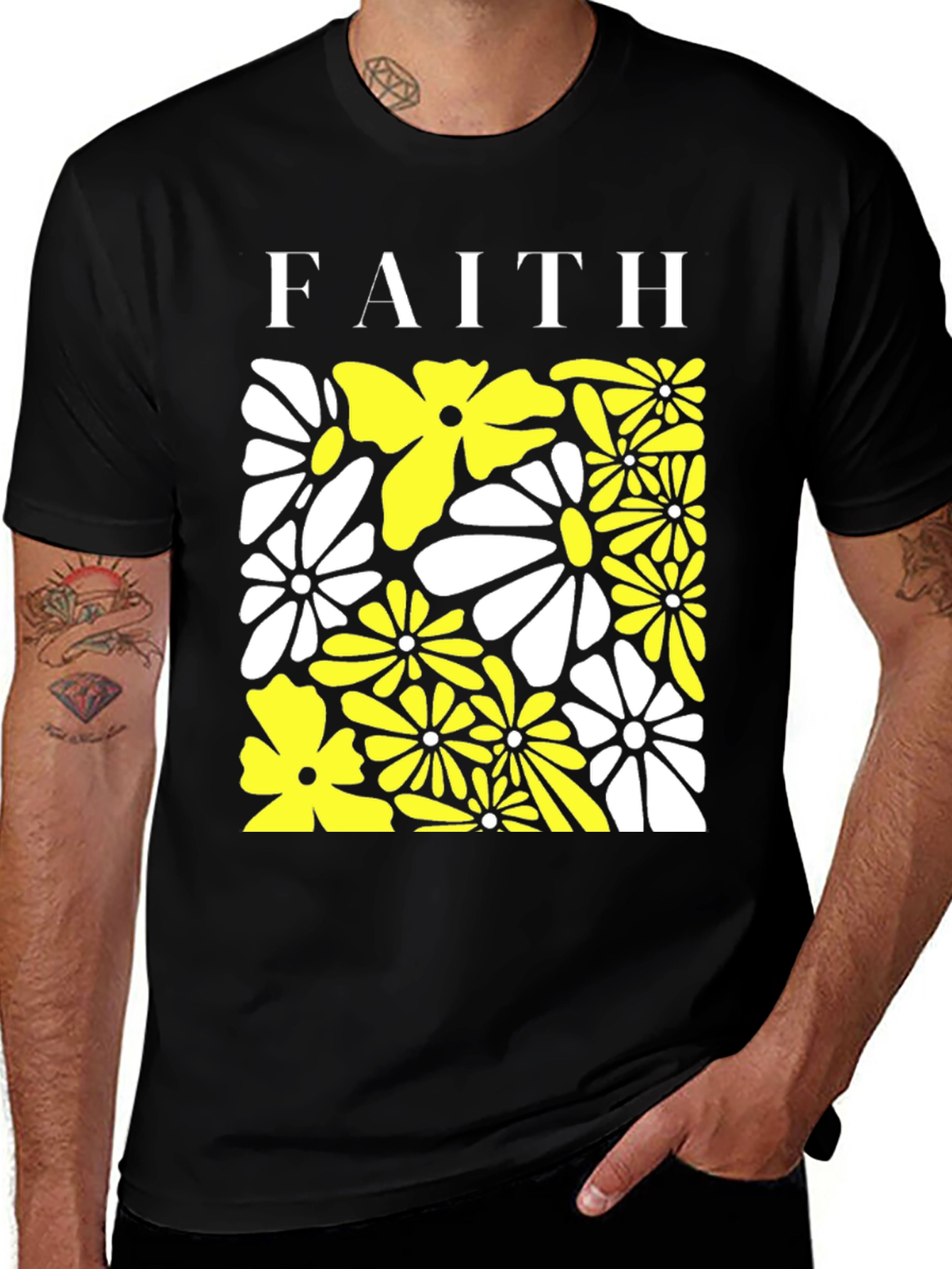 Faith Floral Graphic Tee