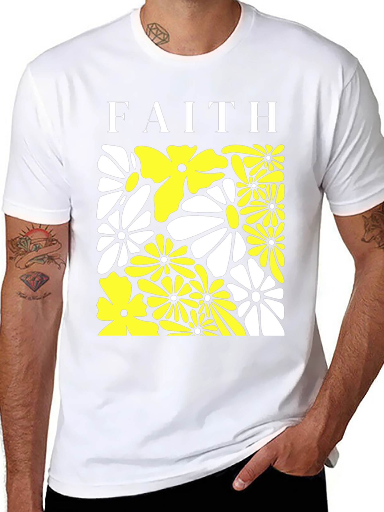 Faith Floral Graphic Tee