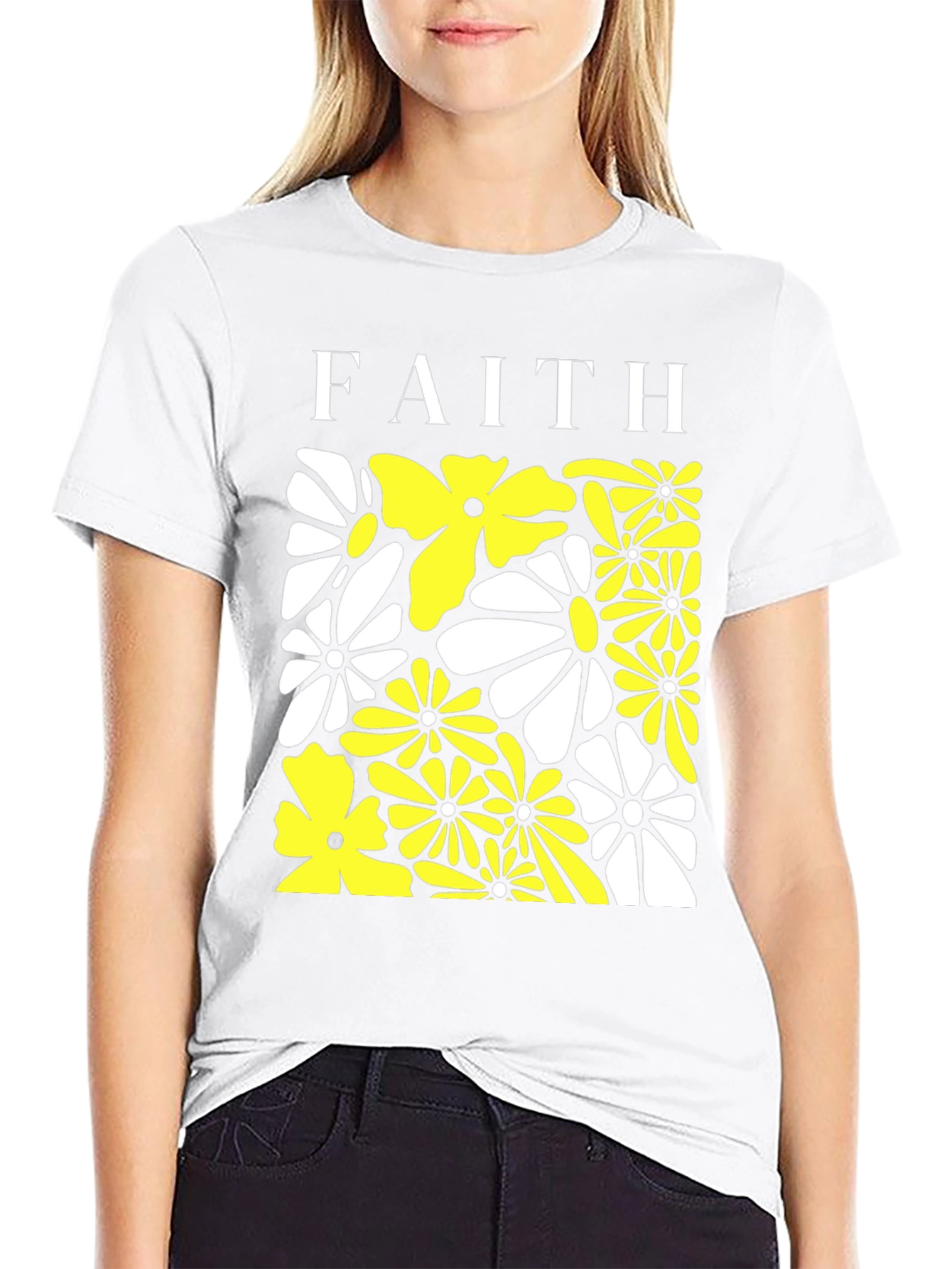 Faith Floral Graphic Tee