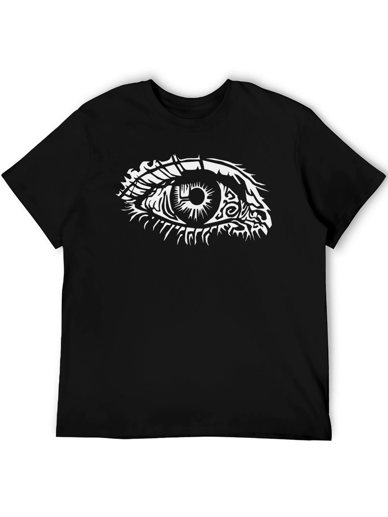 Eye Graphic Black T-Shirt - Unique Design