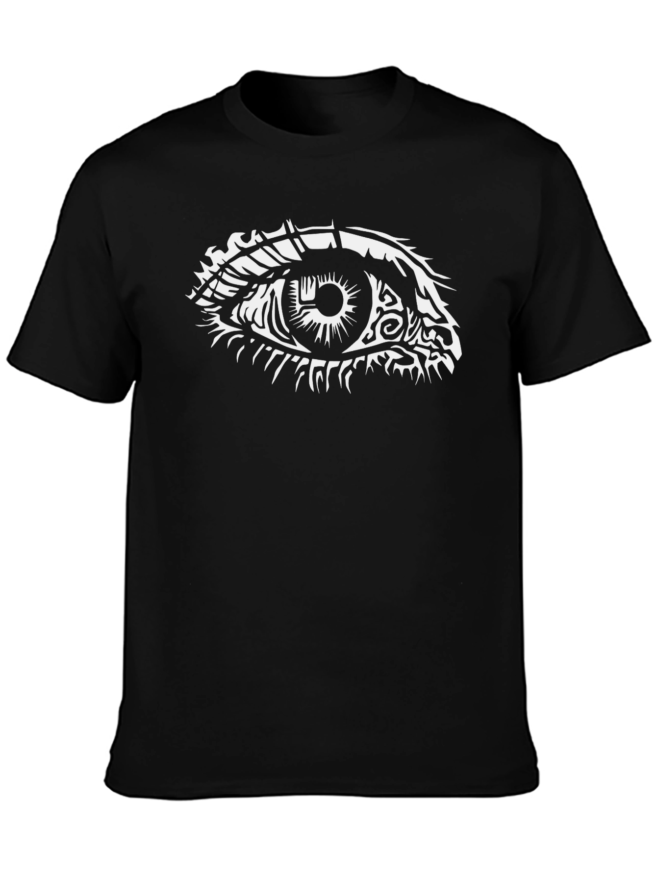 Eye Graphic Black T-Shirt - Unique Design