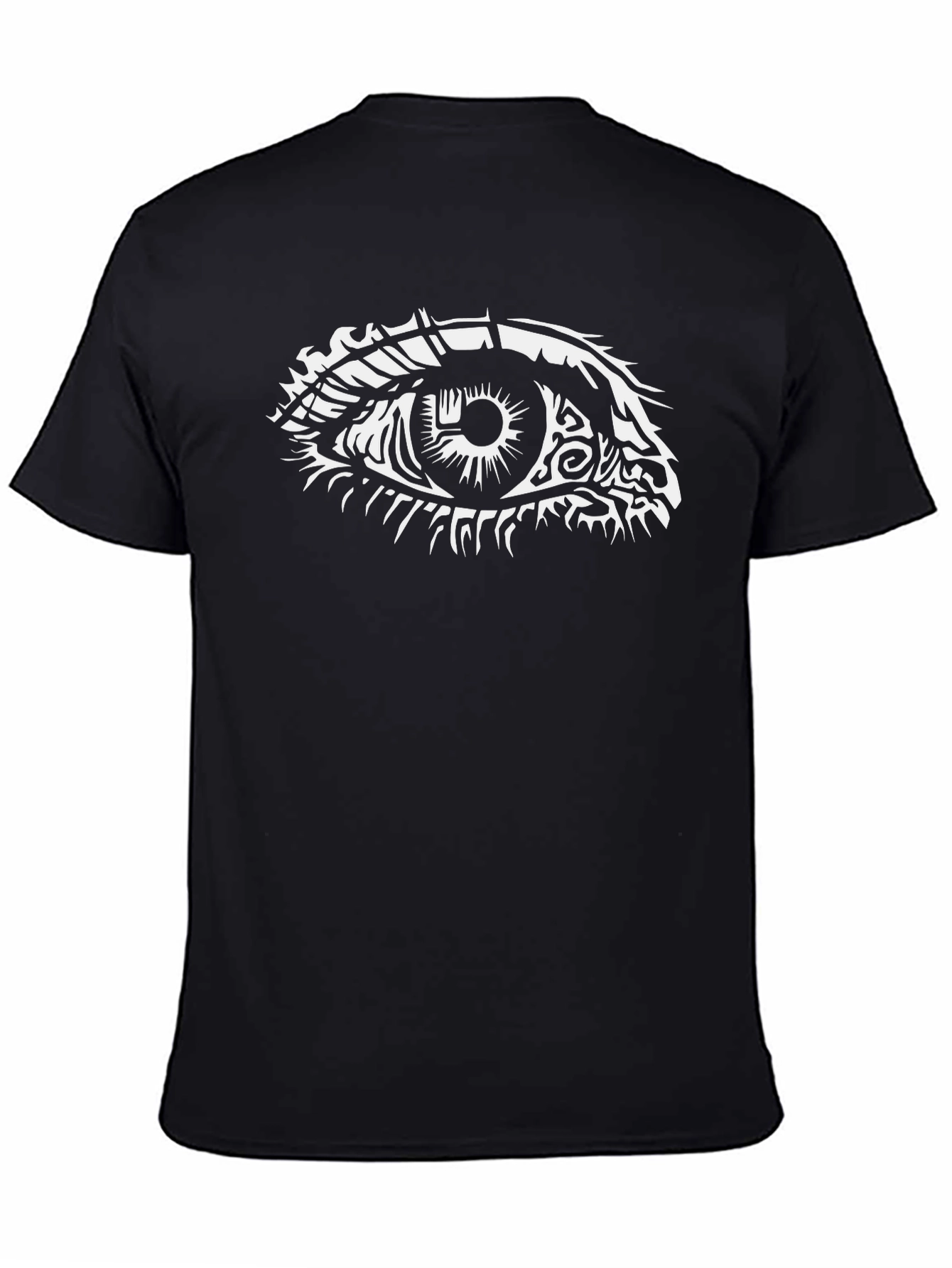 Eye Graphic Black T-Shirt - Unique Design