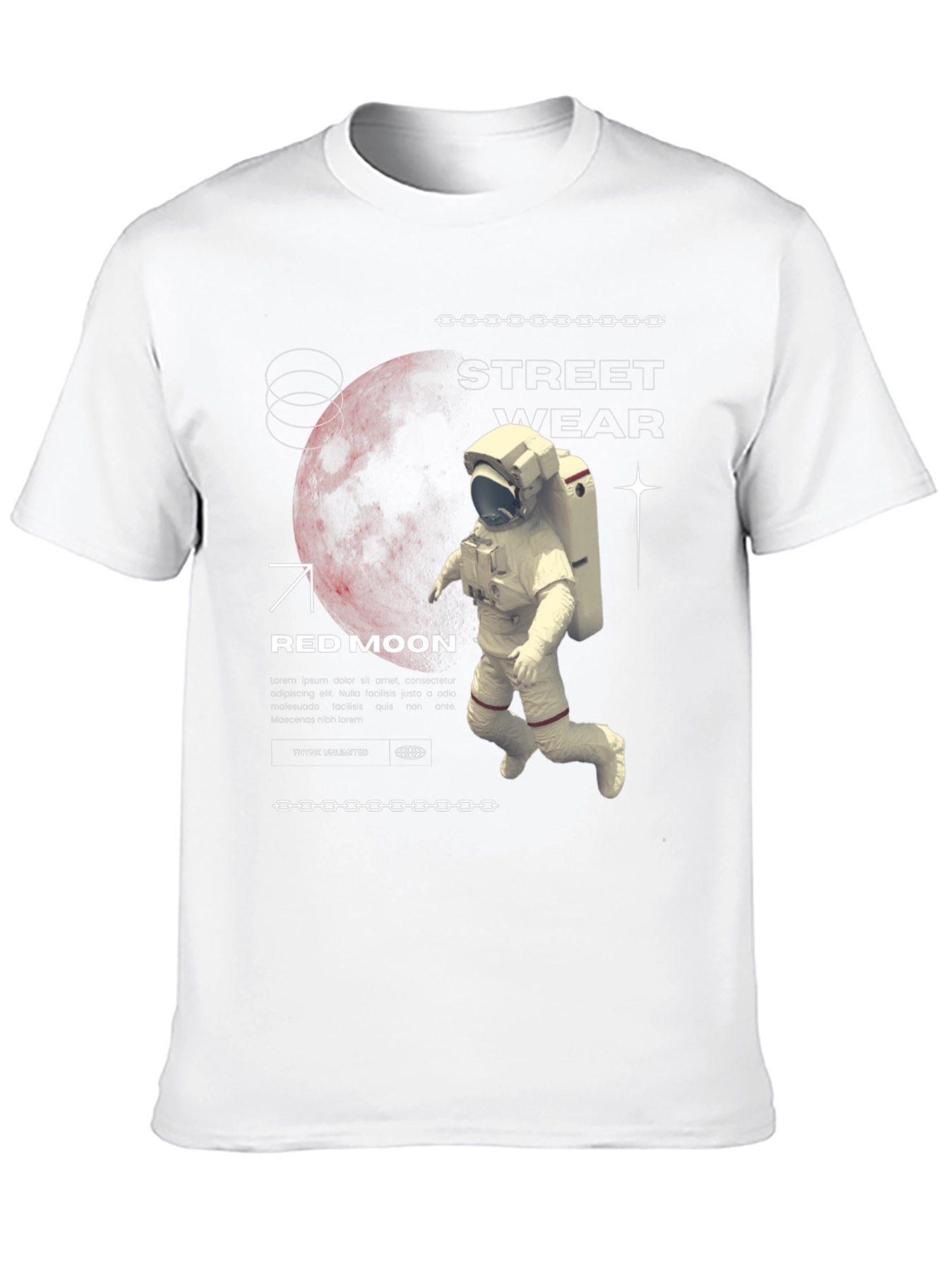 Red Moon Streetwear Graphic Tee