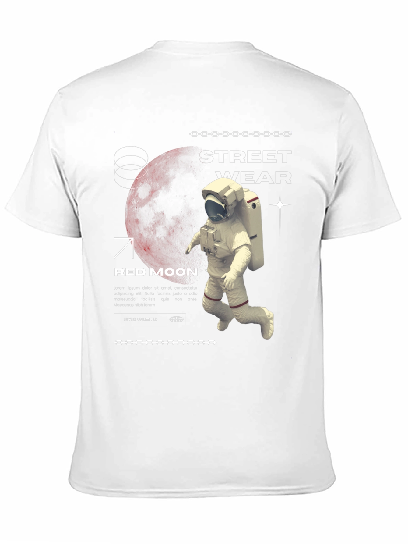 Red Moon Streetwear Graphic Tee