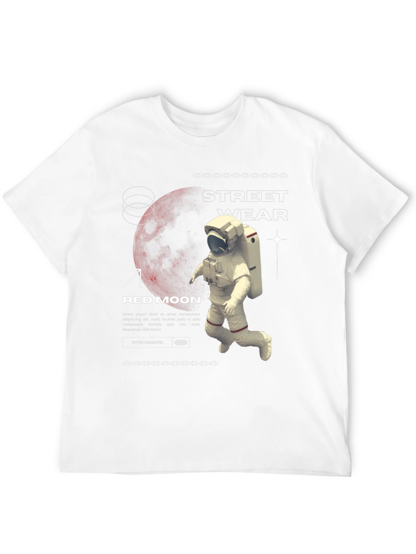 Red Moon Streetwear Graphic Tee