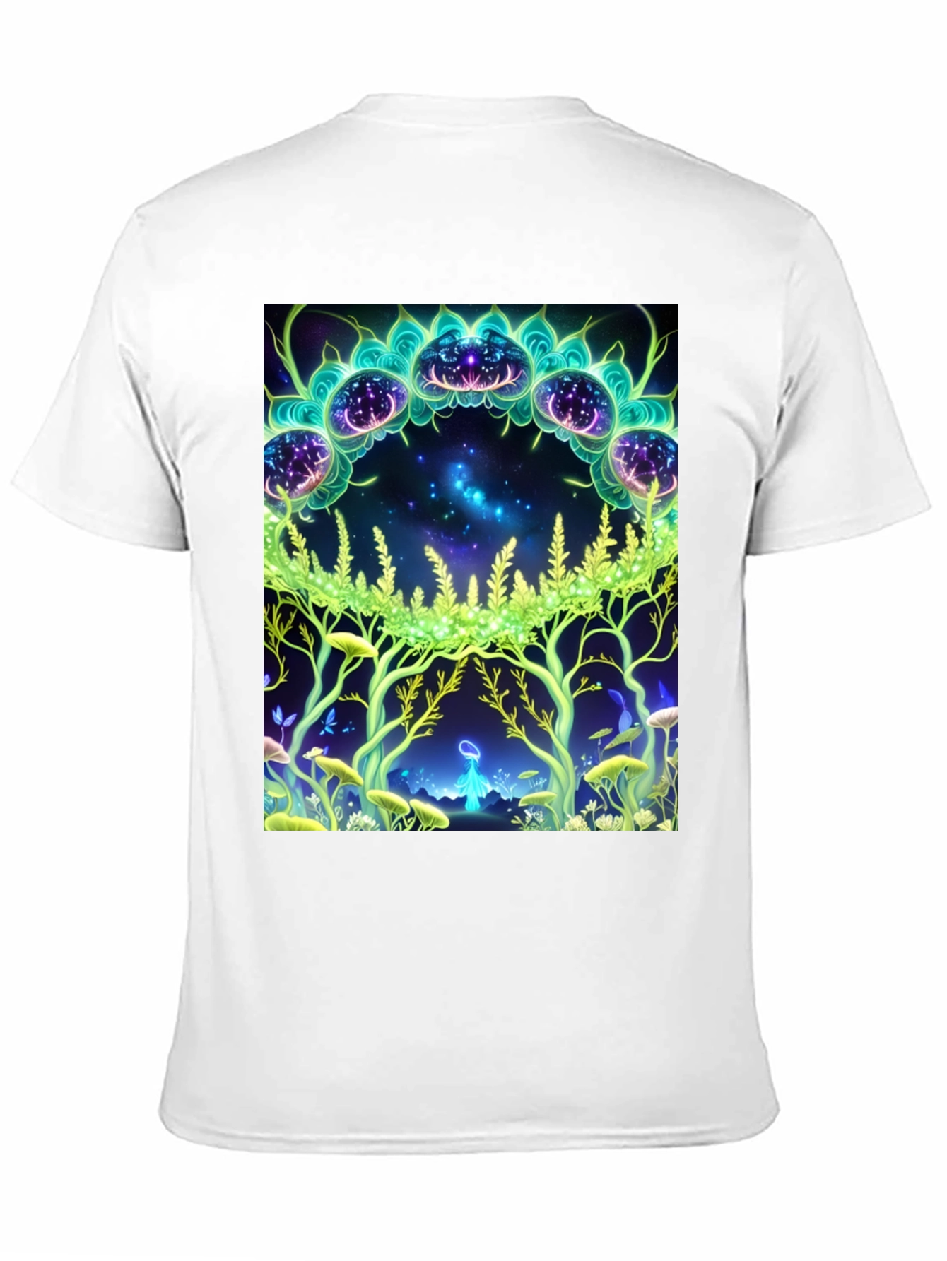 Mystic Forest Graphic Tee - Black