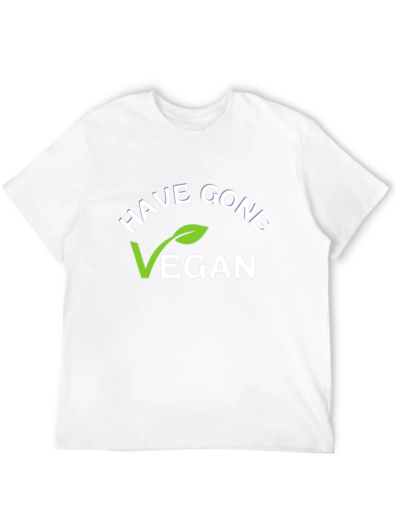 Have Gone Vegan T-Shirt - Black Short Sleeve