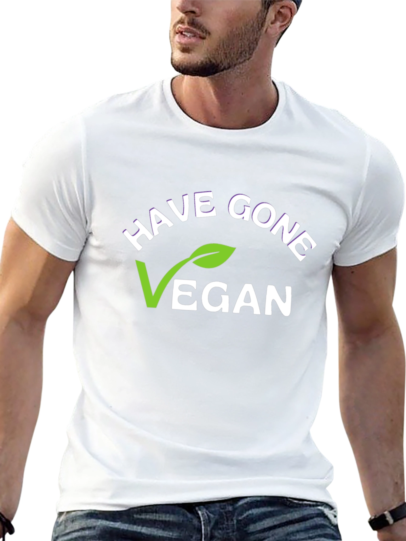Have Gone Vegan T-Shirt - Black Short Sleeve