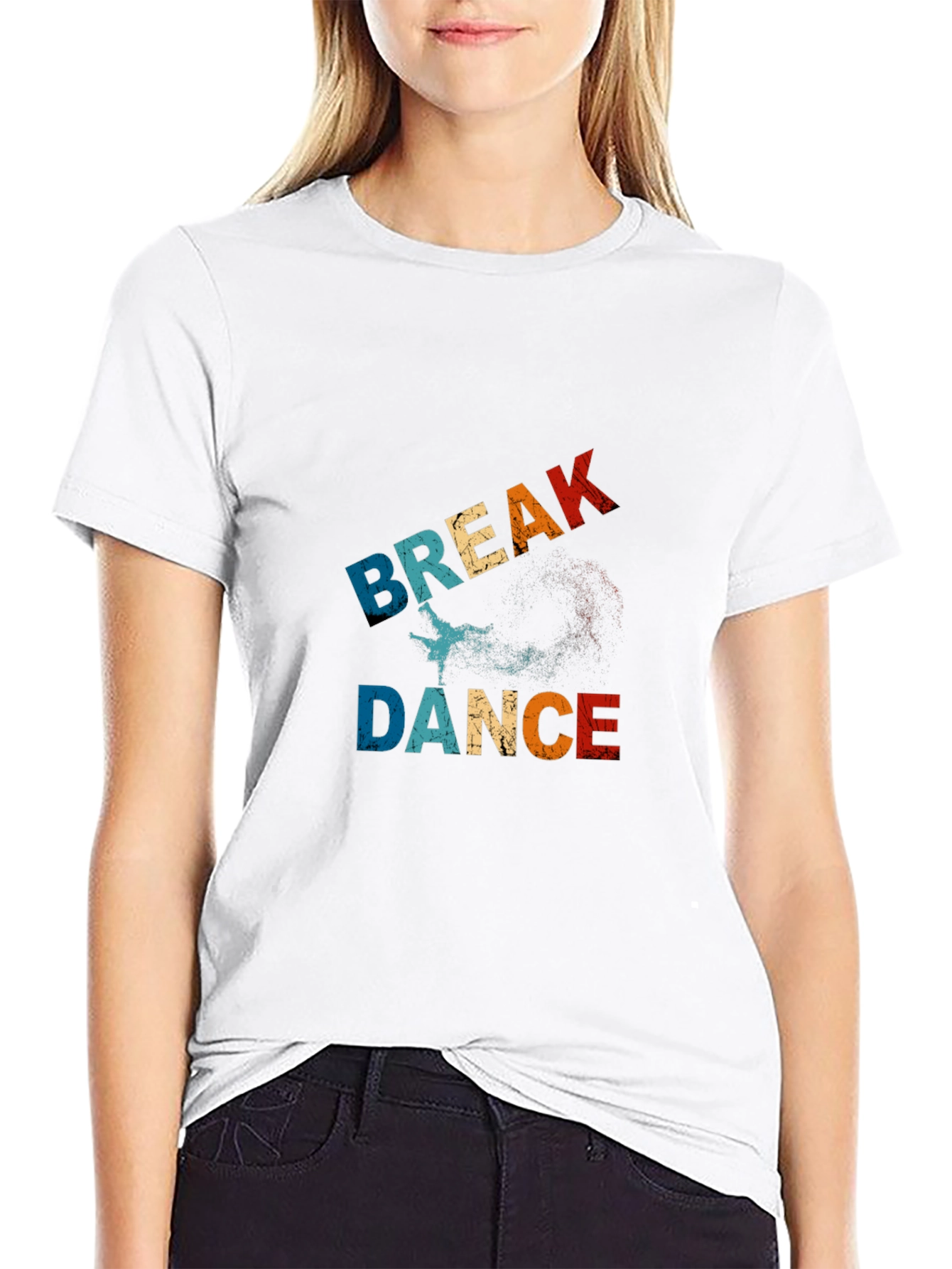 Retro Break Dance Graphic Tee