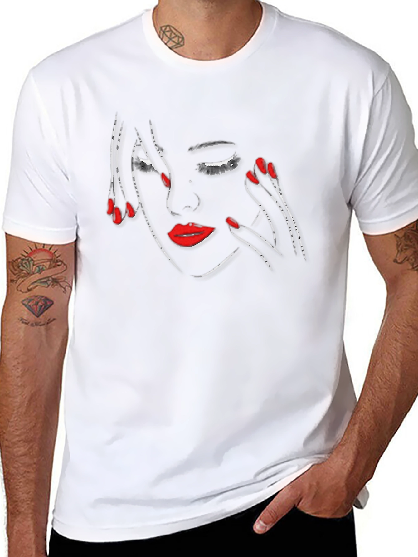 Abstract Woman Graphic T-Shirt