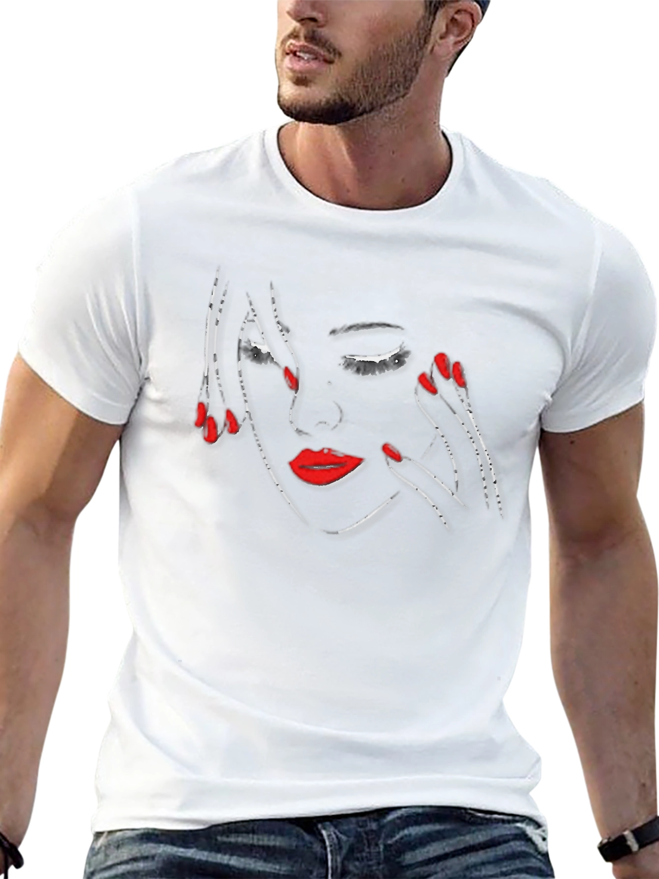 Abstract Woman Graphic T-Shirt