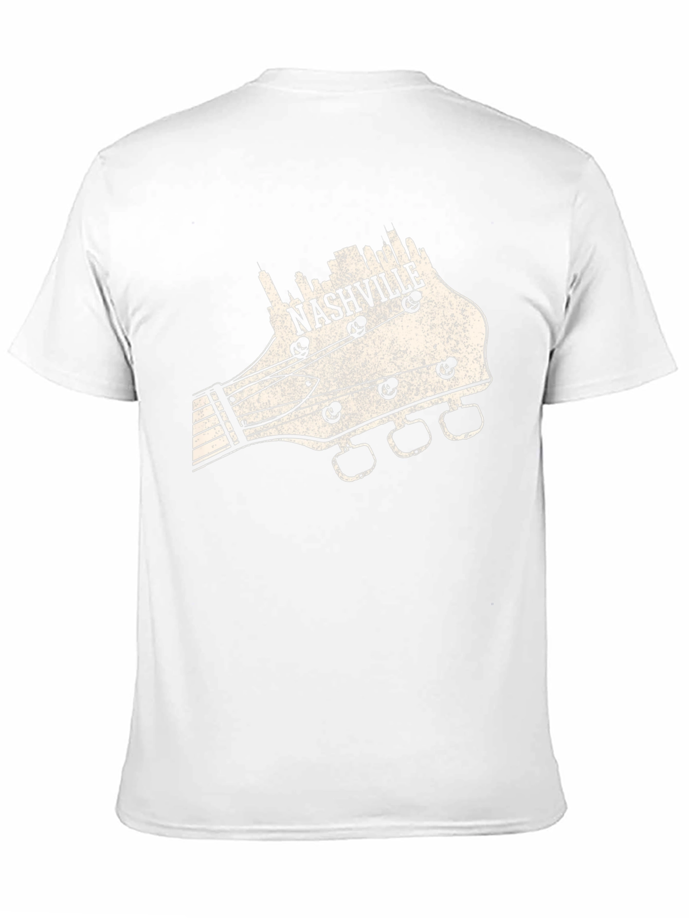 Nashville Guitar Headstock T-Shirt - Music City Tee