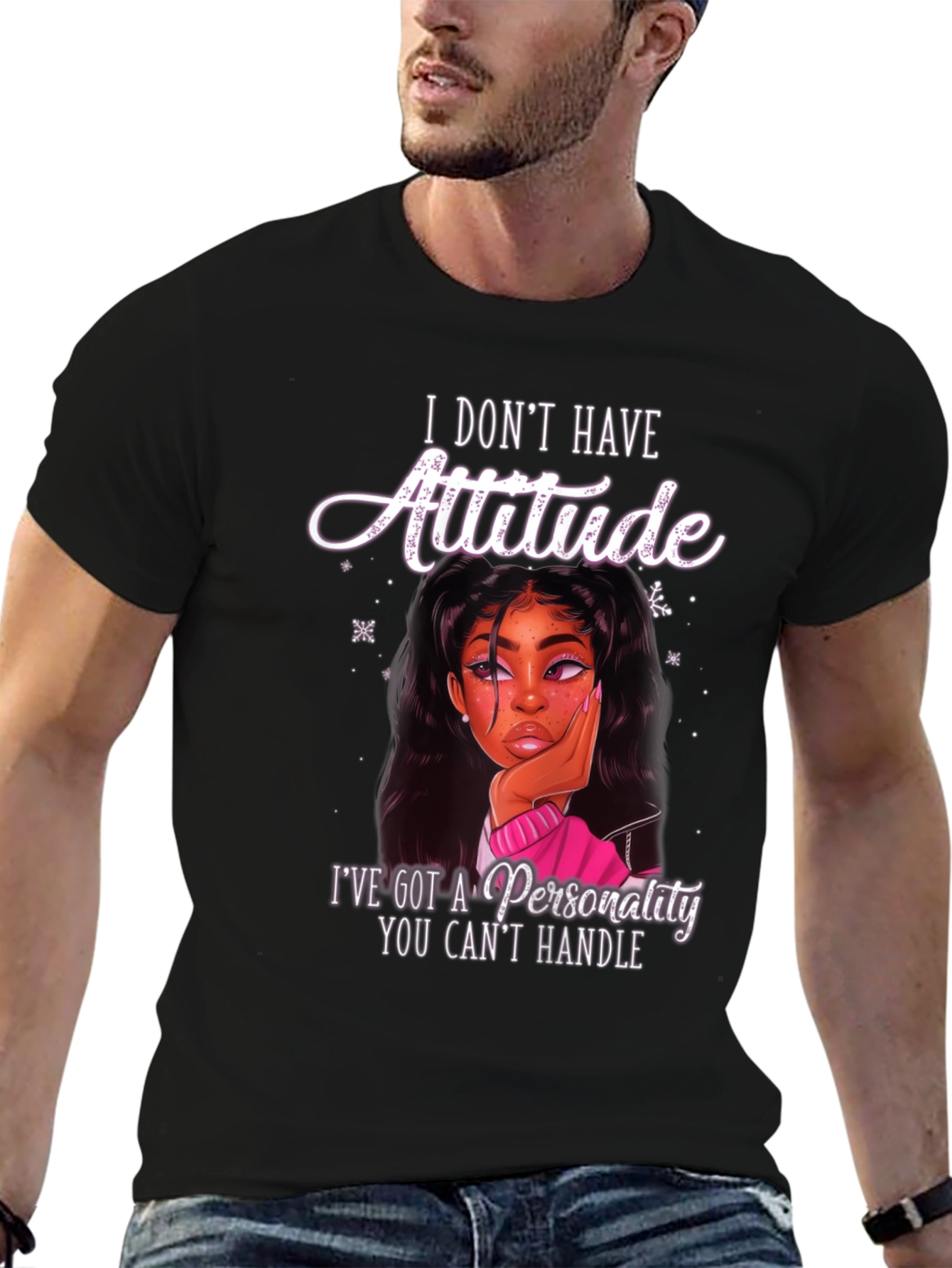 Attitude Personality Graphic Tee