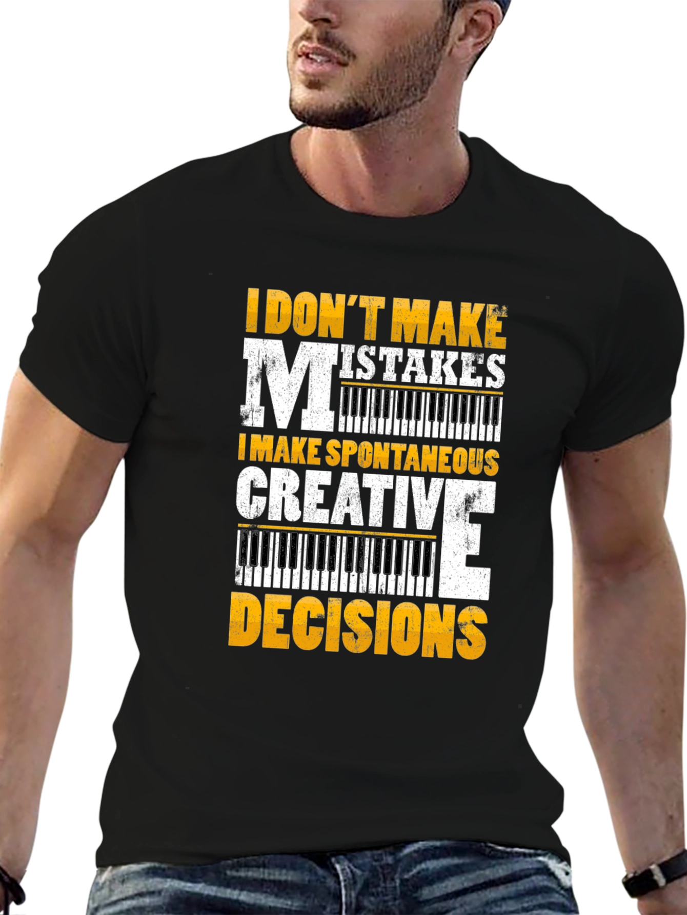Funny Musician T-Shirt: I Dont Make Mistakes