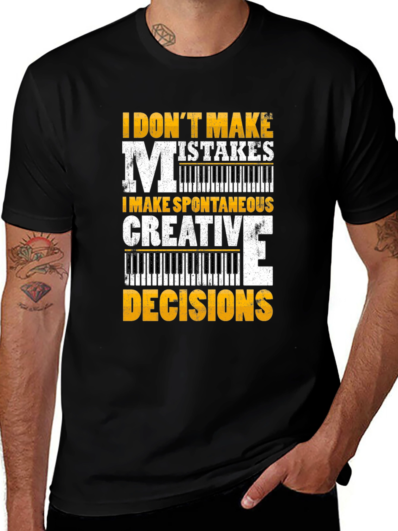Funny Musician T-Shirt: I Dont Make Mistakes