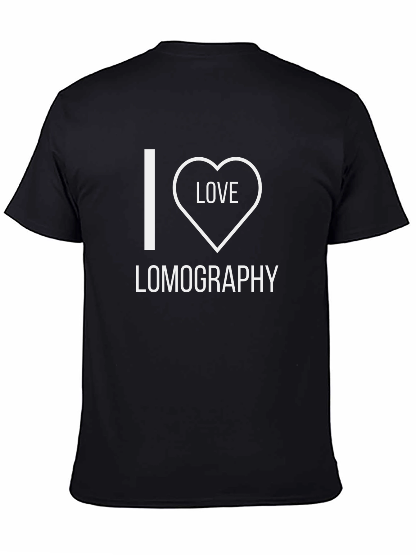 I Love Lomography Black T-Shirt