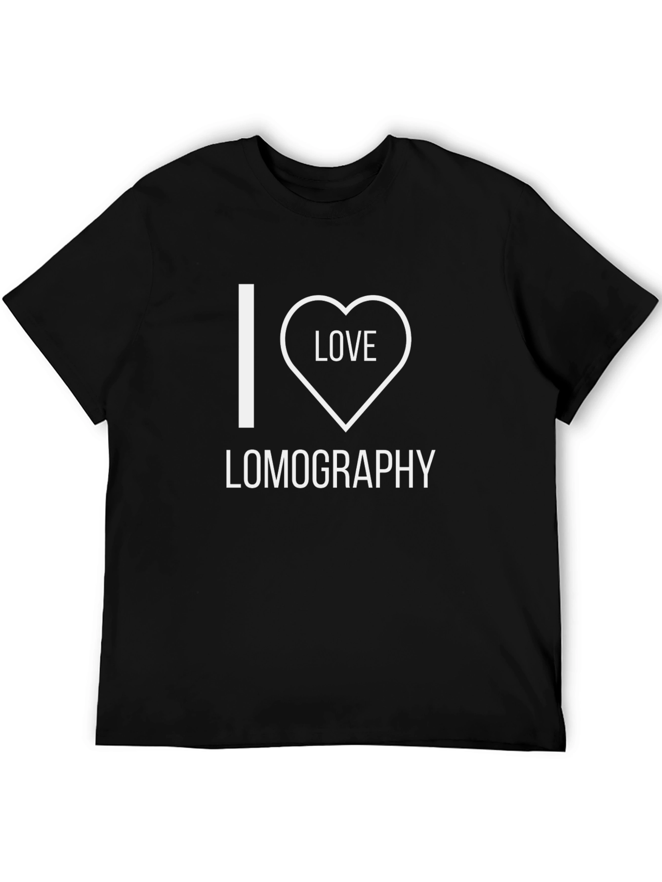 I Love Lomography Black T-Shirt