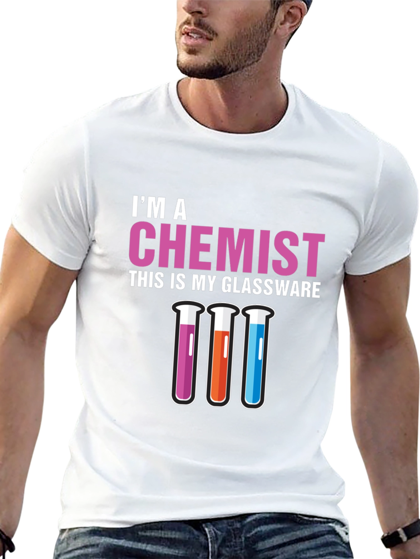 Chemist Glassware T-Shirt - Science Humor Tee