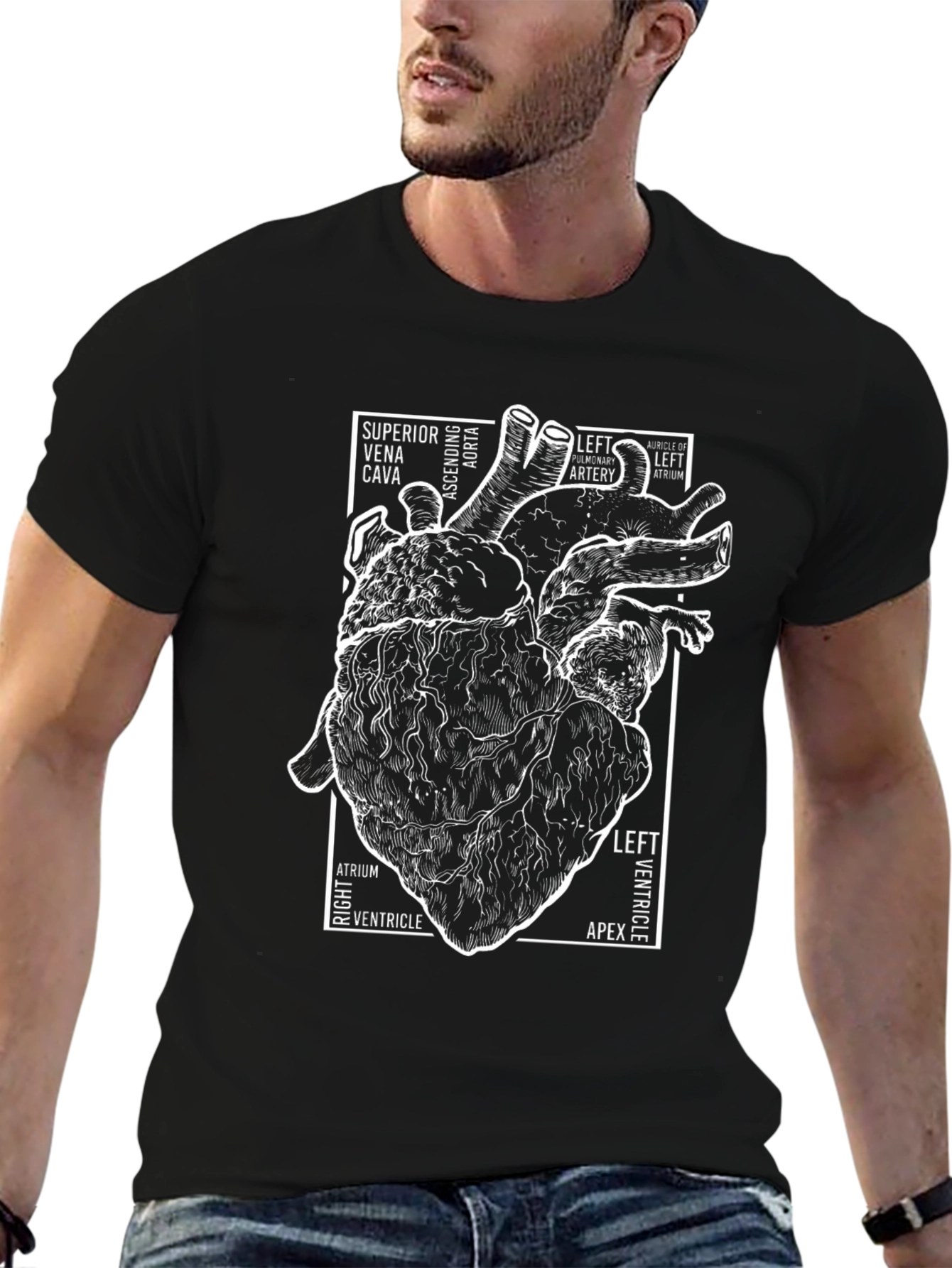 Anatomical Heart T-Shirt - Science & Medical Tee