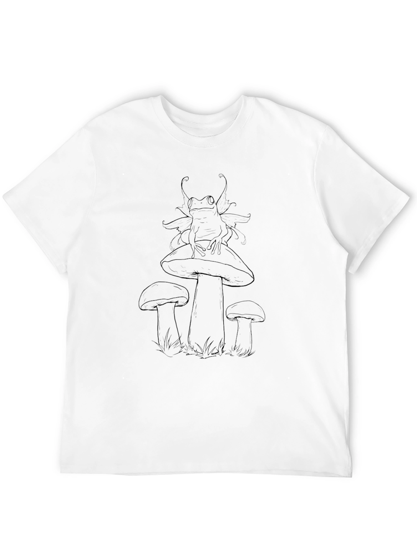 Frog Fairy Mushroom Graphic Tee