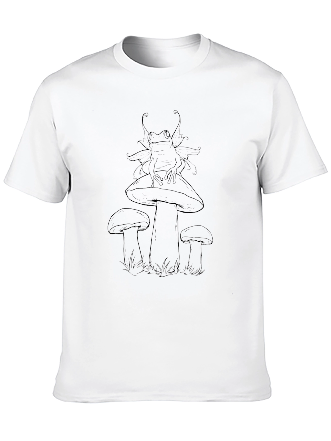 Frog Fairy Mushroom Graphic Tee