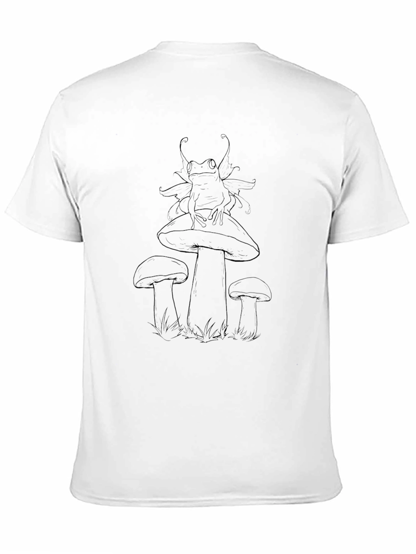 Frog Fairy Mushroom Graphic Tee