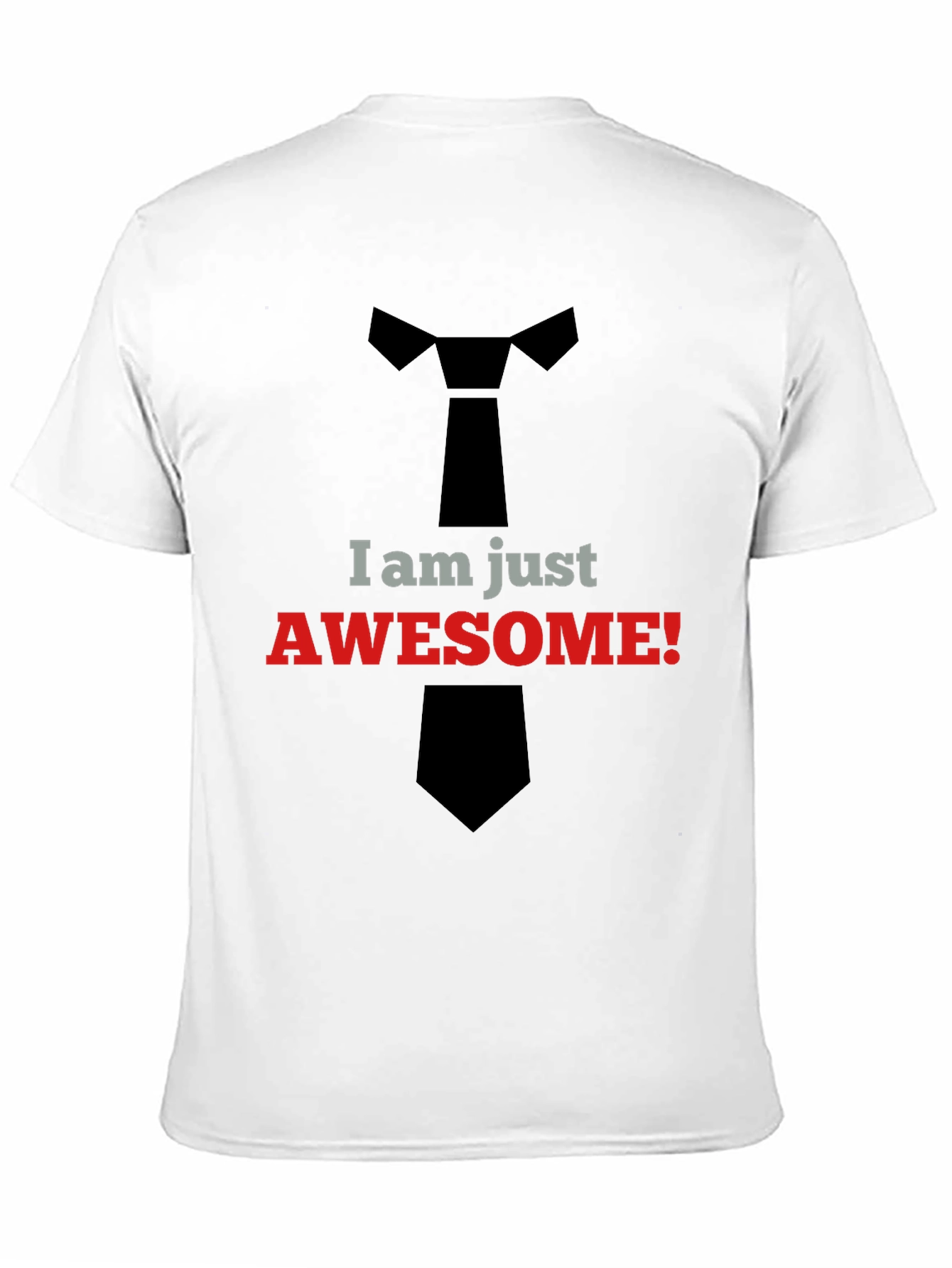 Awesome Tie T-Shirt - Trendy Graphic Tee