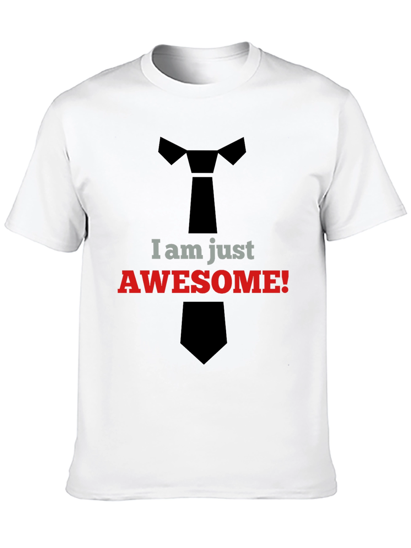 Awesome Tie T-Shirt - Trendy Graphic Tee