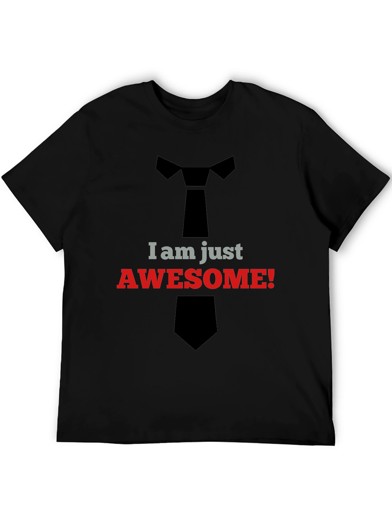 Awesome Tie T-Shirt - Trendy Graphic Tee