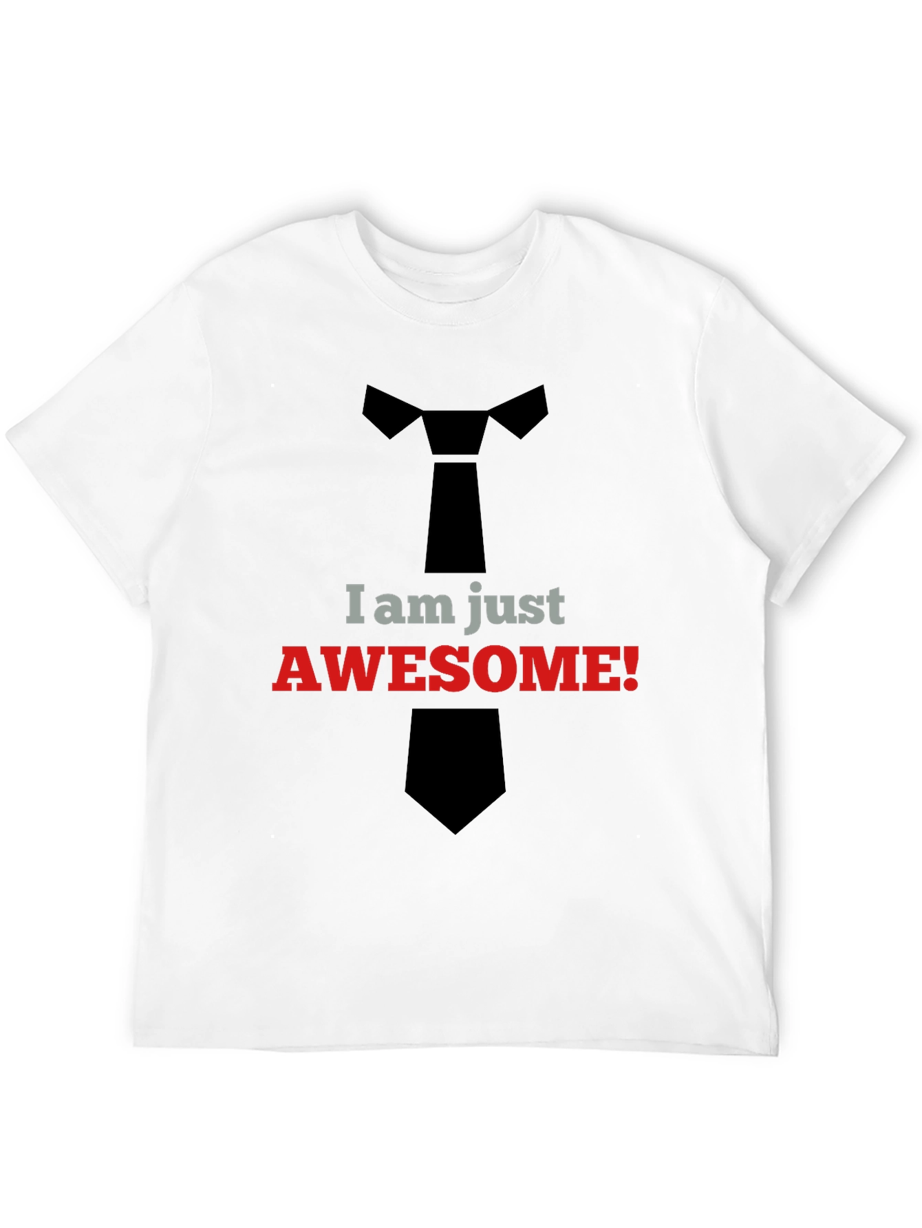 Awesome Tie T-Shirt - Trendy Graphic Tee