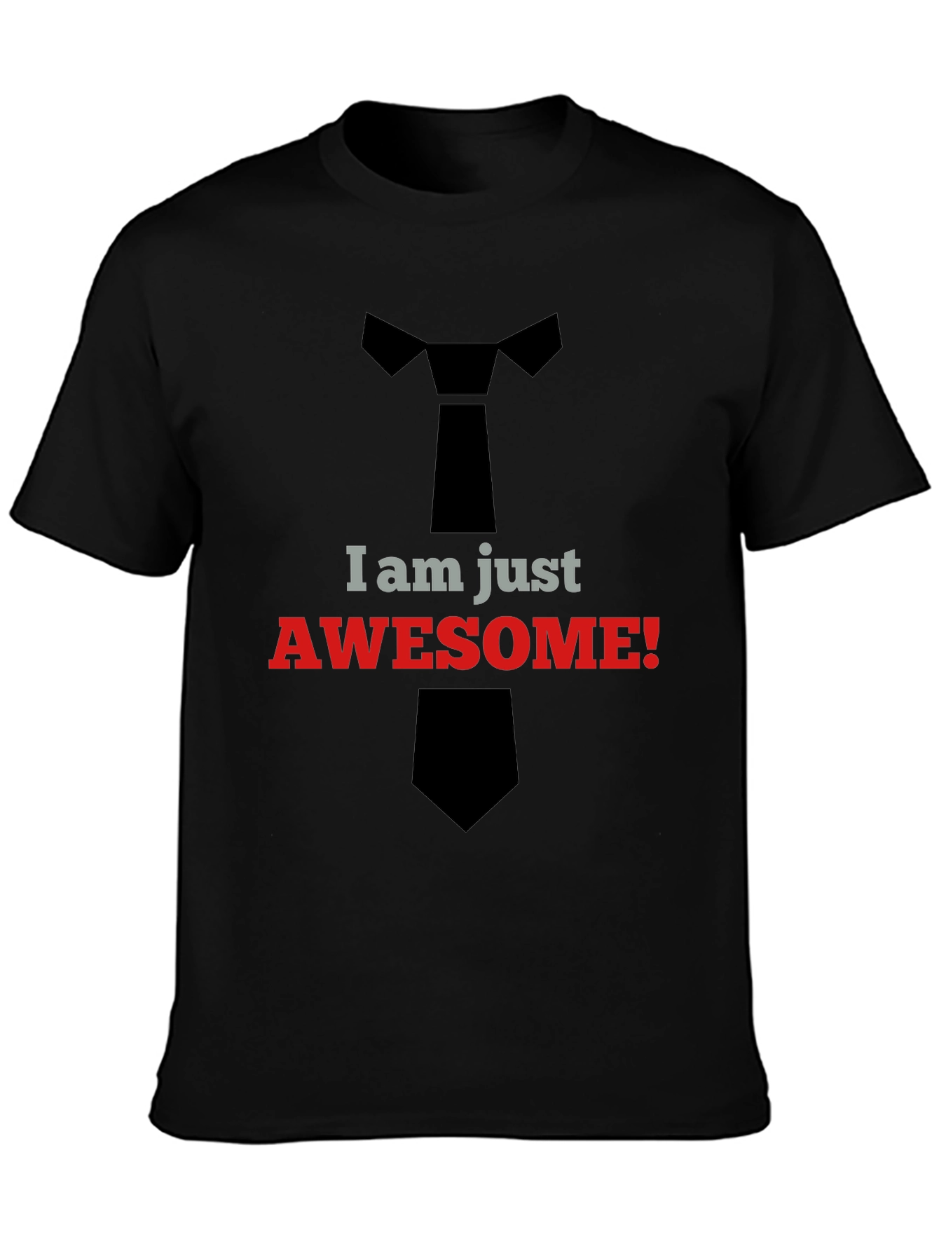 Awesome Tie T-Shirt - Trendy Graphic Tee