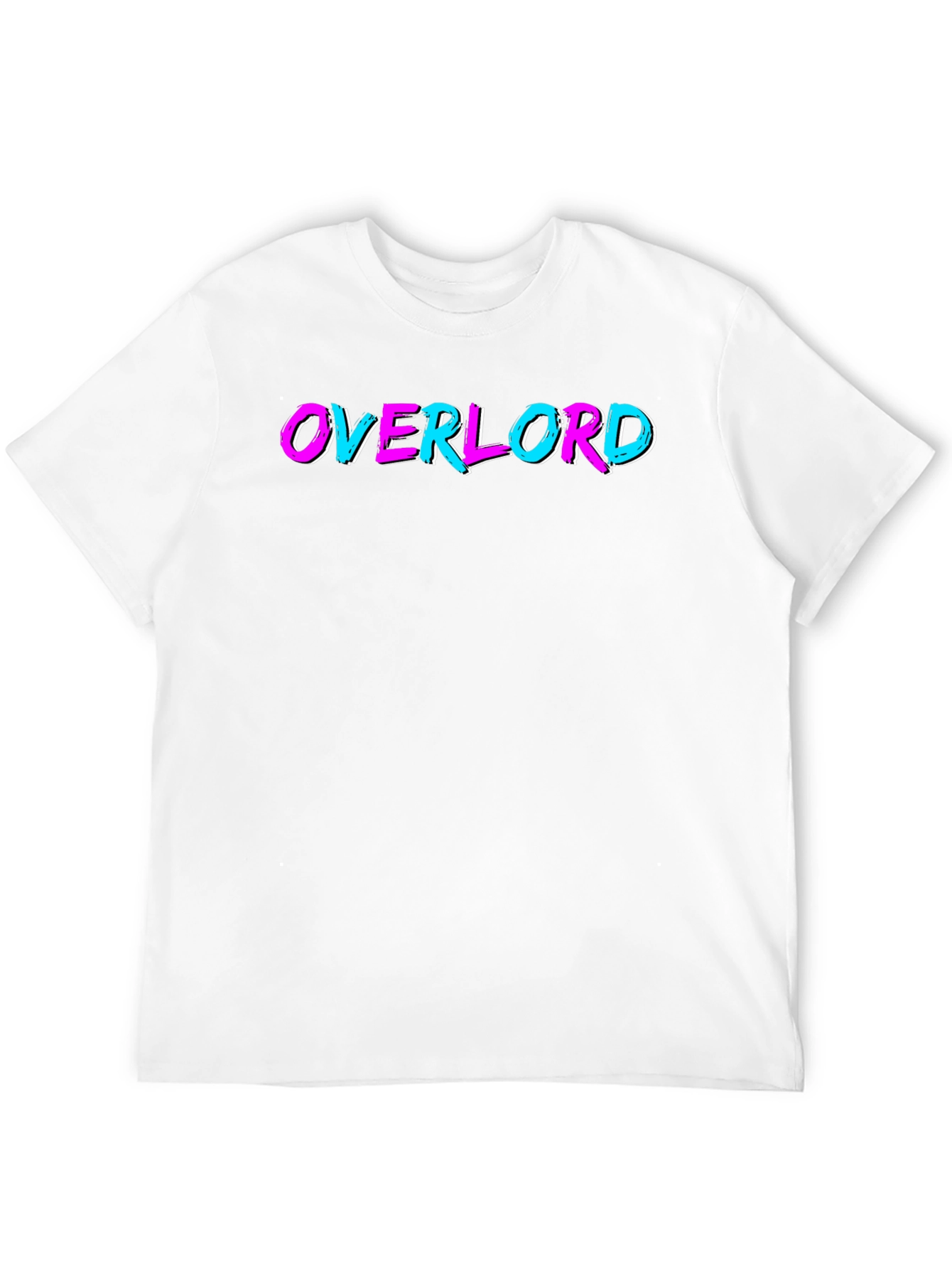 Overlord Graphic Tee - Black Cotton T-Shirt