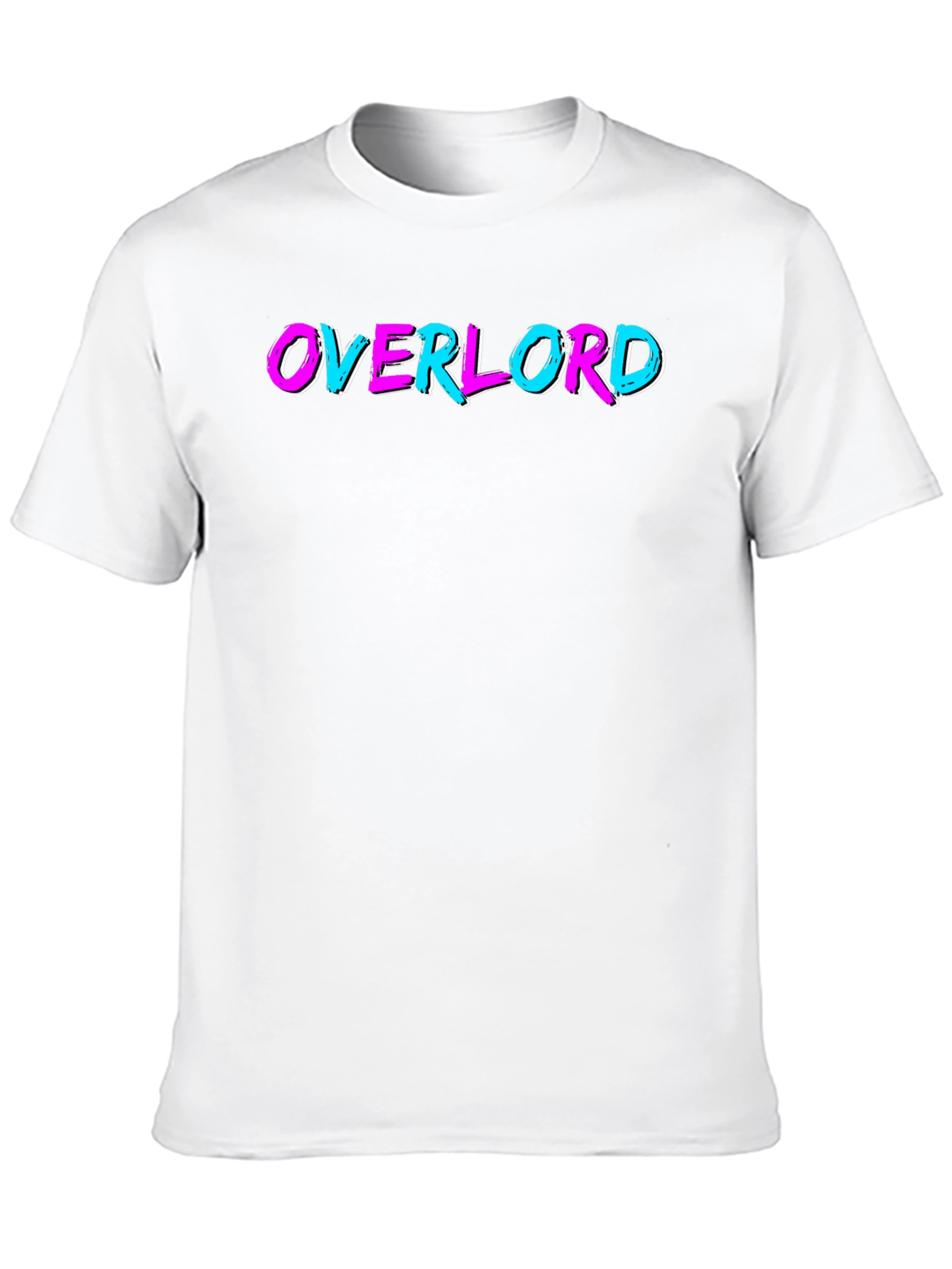 Overlord Graphic Tee - Black Cotton T-Shirt