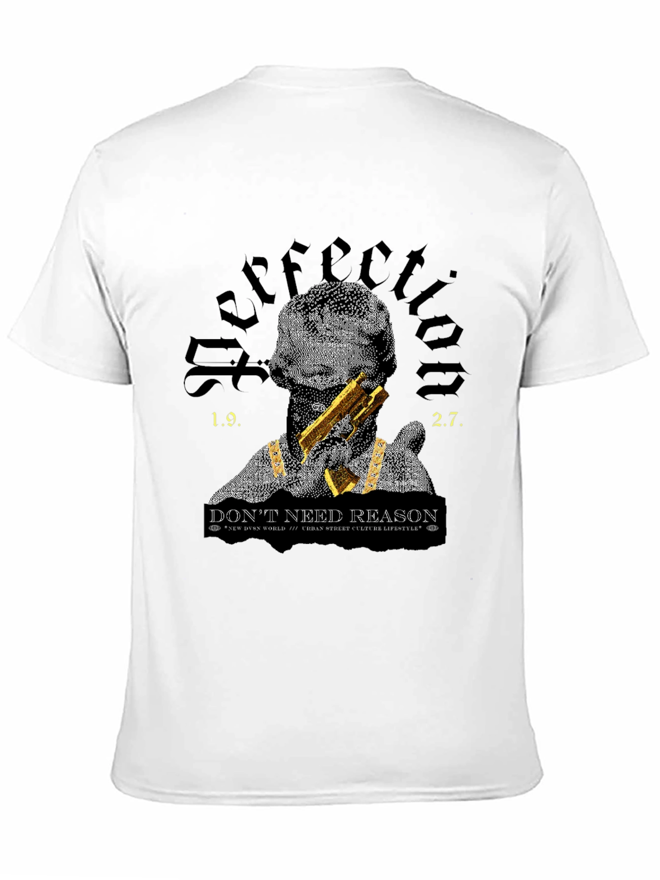 Graphic Tee: Perfection-Dont Need Reason Black T-Shirt
