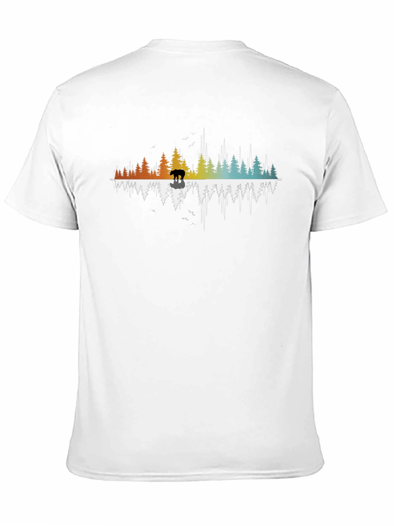 Natures Echo Black T-Shirt
