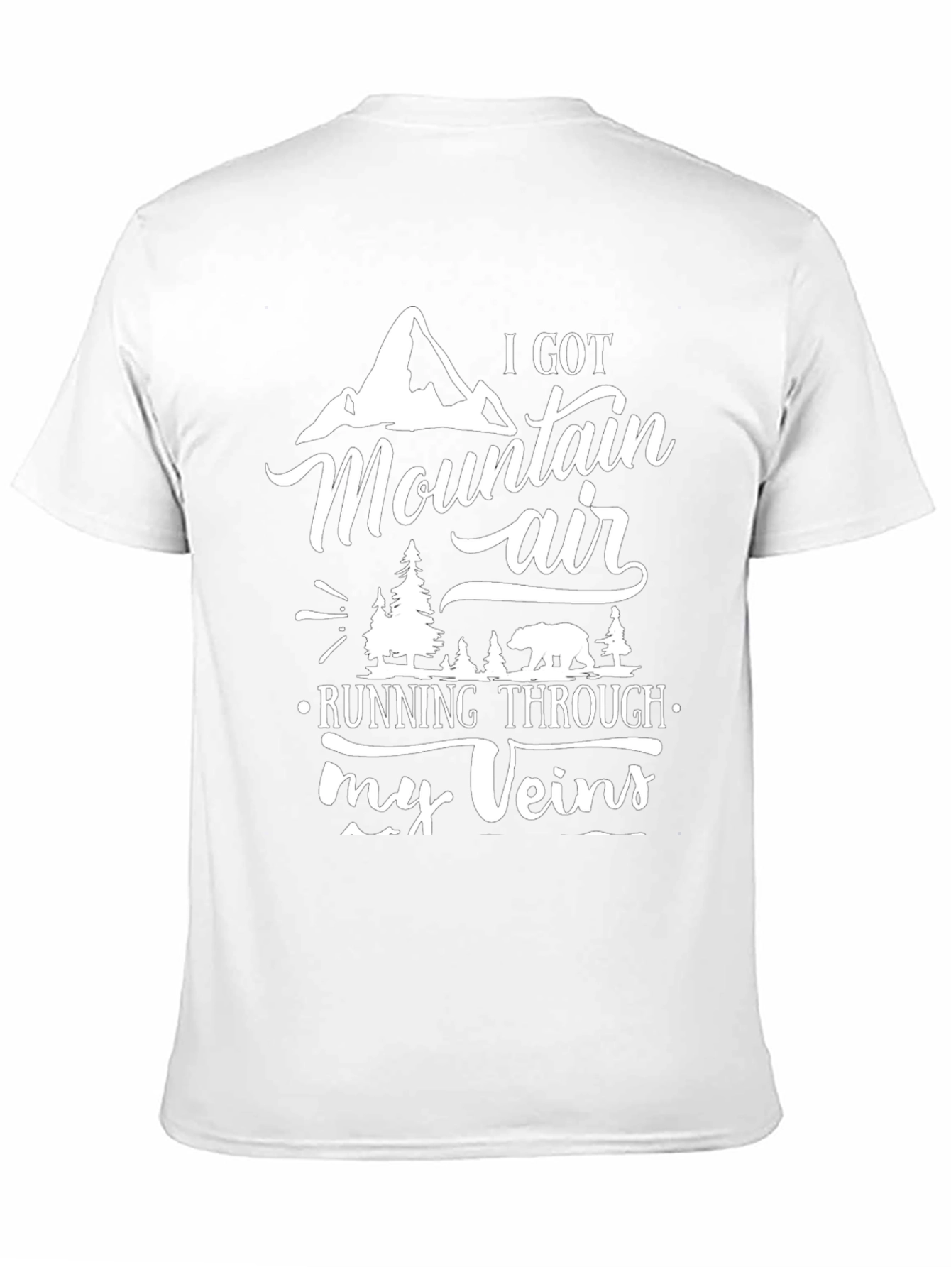 Mountain Air Graphic Black T-Shirt