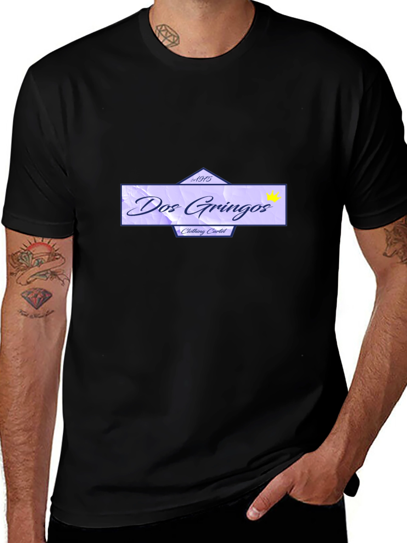Dos Gringos Clothing Cartel Black T-Shirt