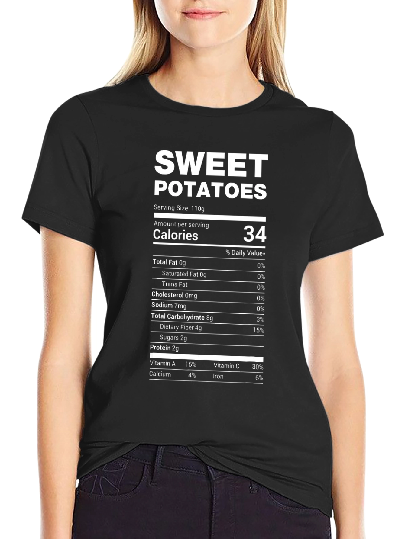 Sweet Potatoes Nutrition Facts T-Shirt