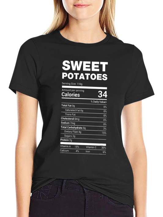 Sweet Potatoes Nutrition Facts T-Shirt