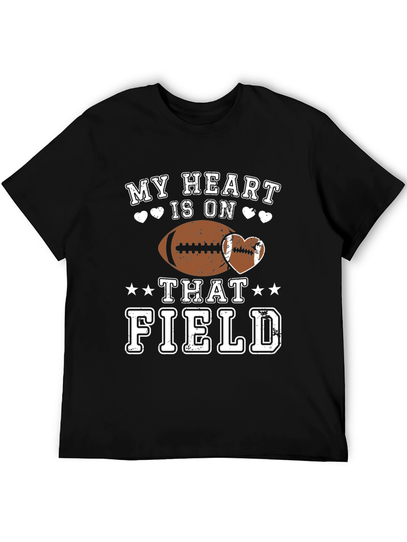 My Heart is On That Field Football T-Shirt