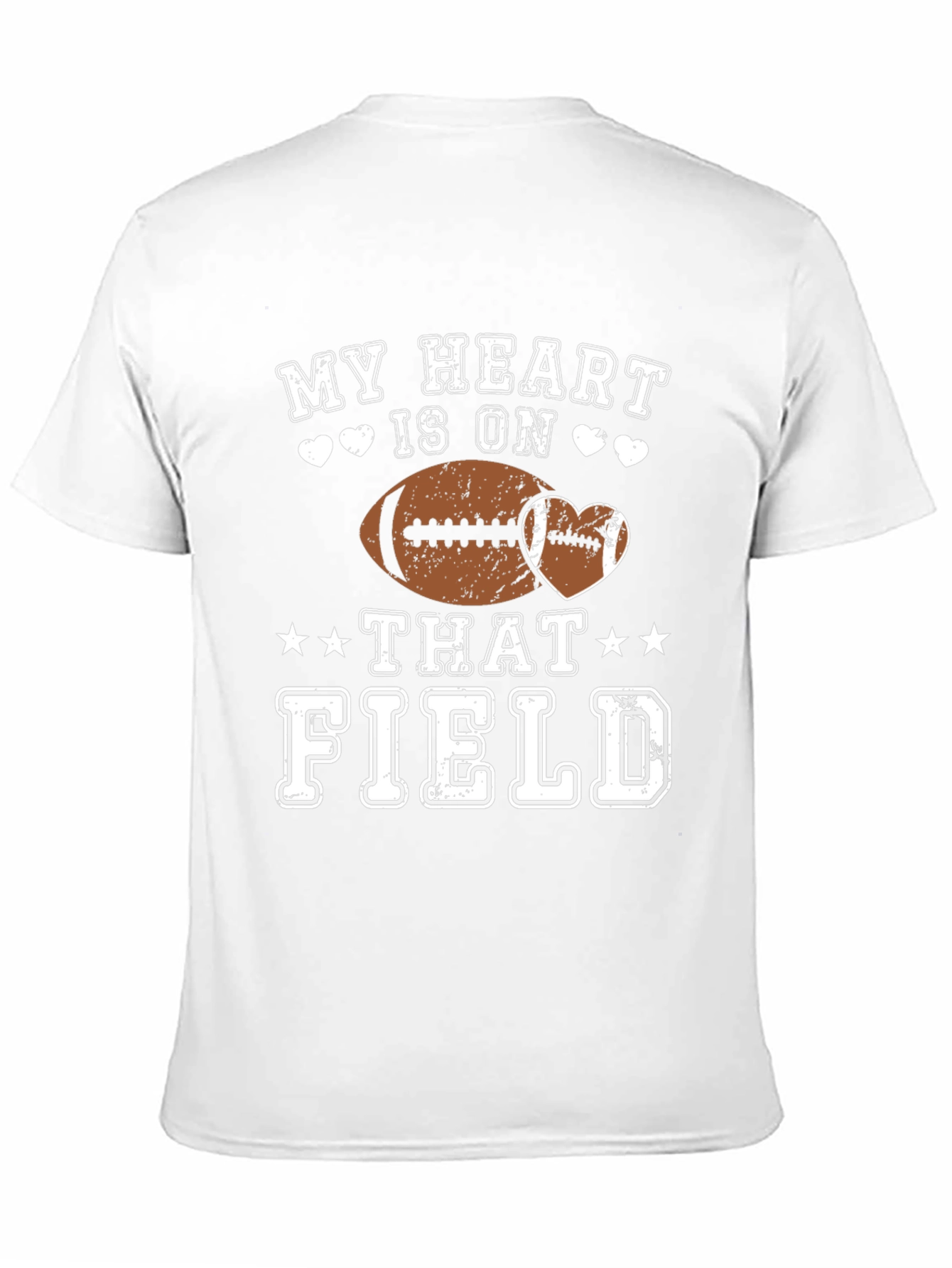 My Heart is On That Field Football T-Shirt