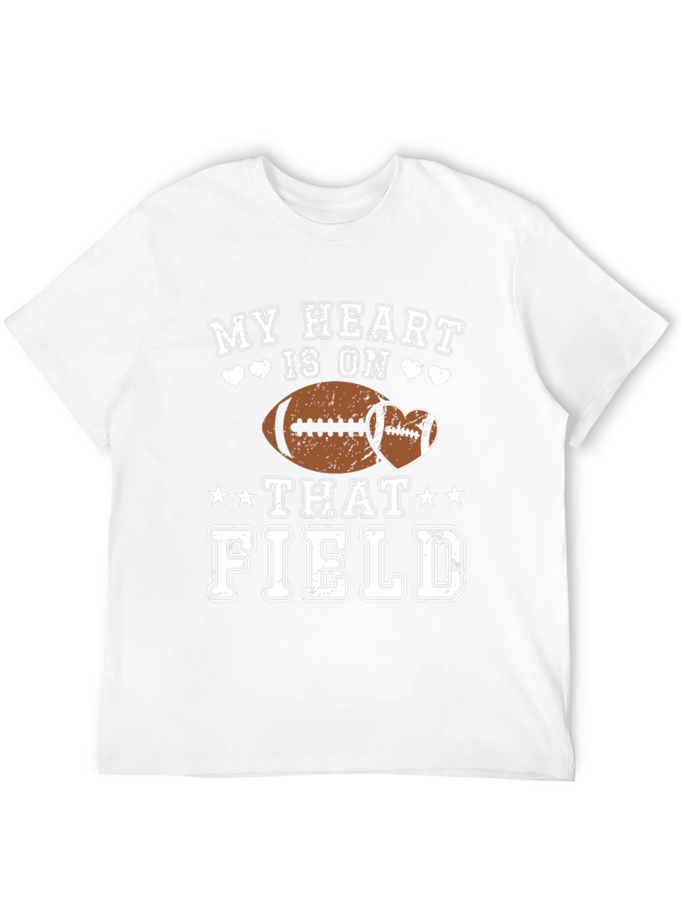 My Heart is On That Field Football T-Shirt