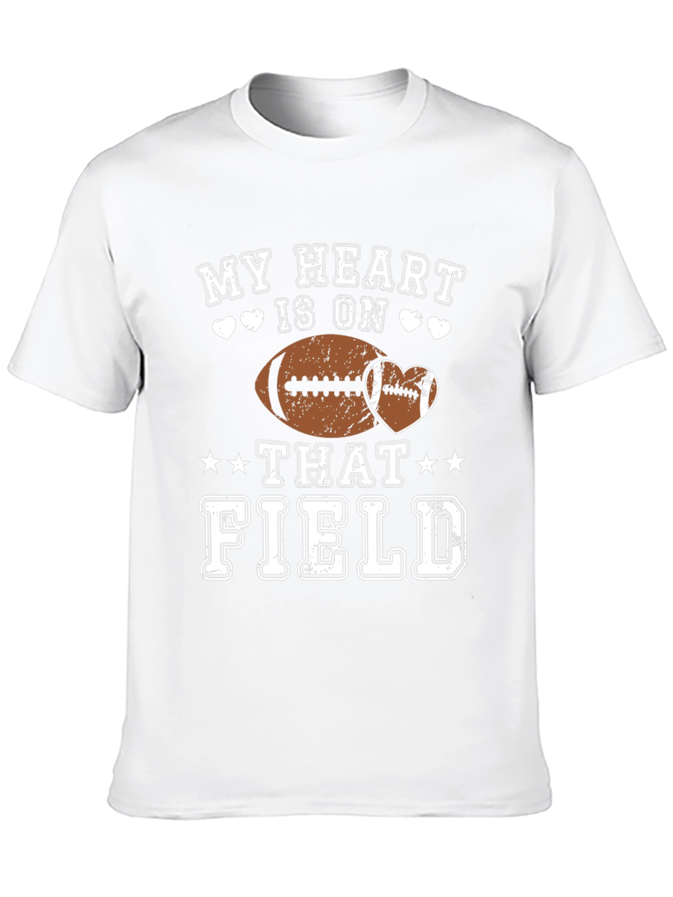 My Heart is On That Field Football T-Shirt