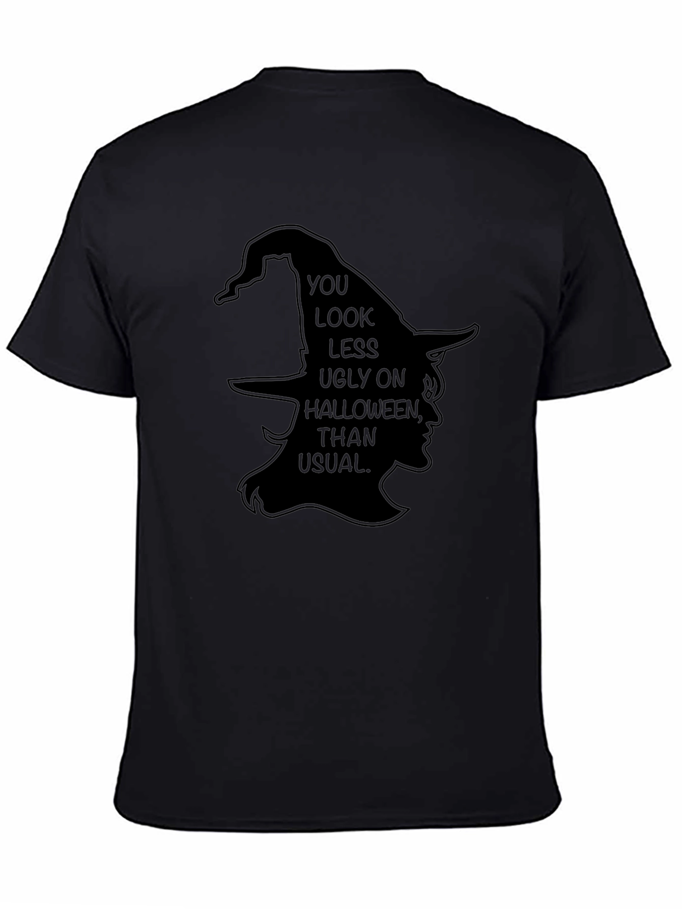 Halloween Witch Graphic T-Shirt