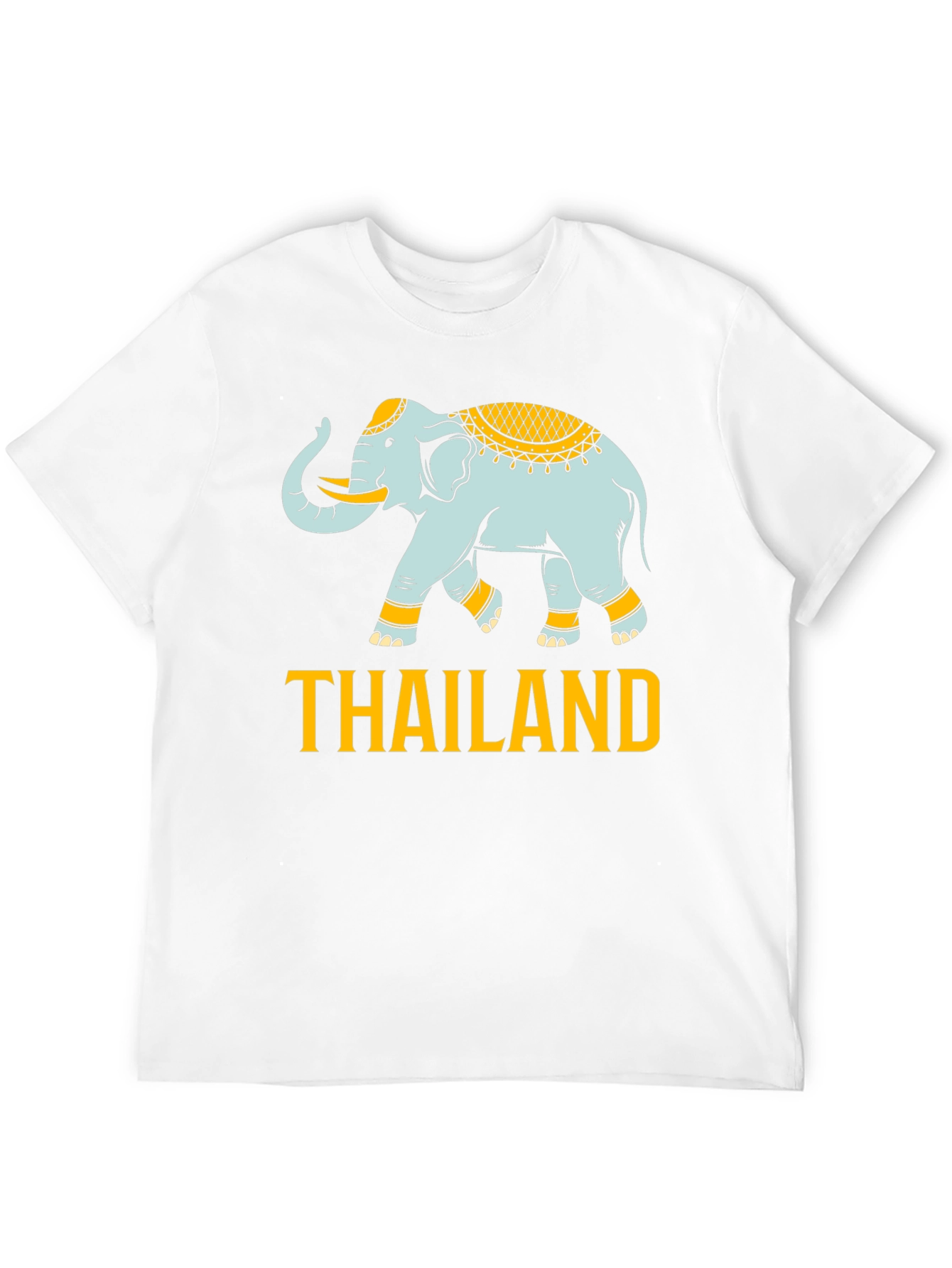 Thailand Elephant Graphic Print T-Shirt