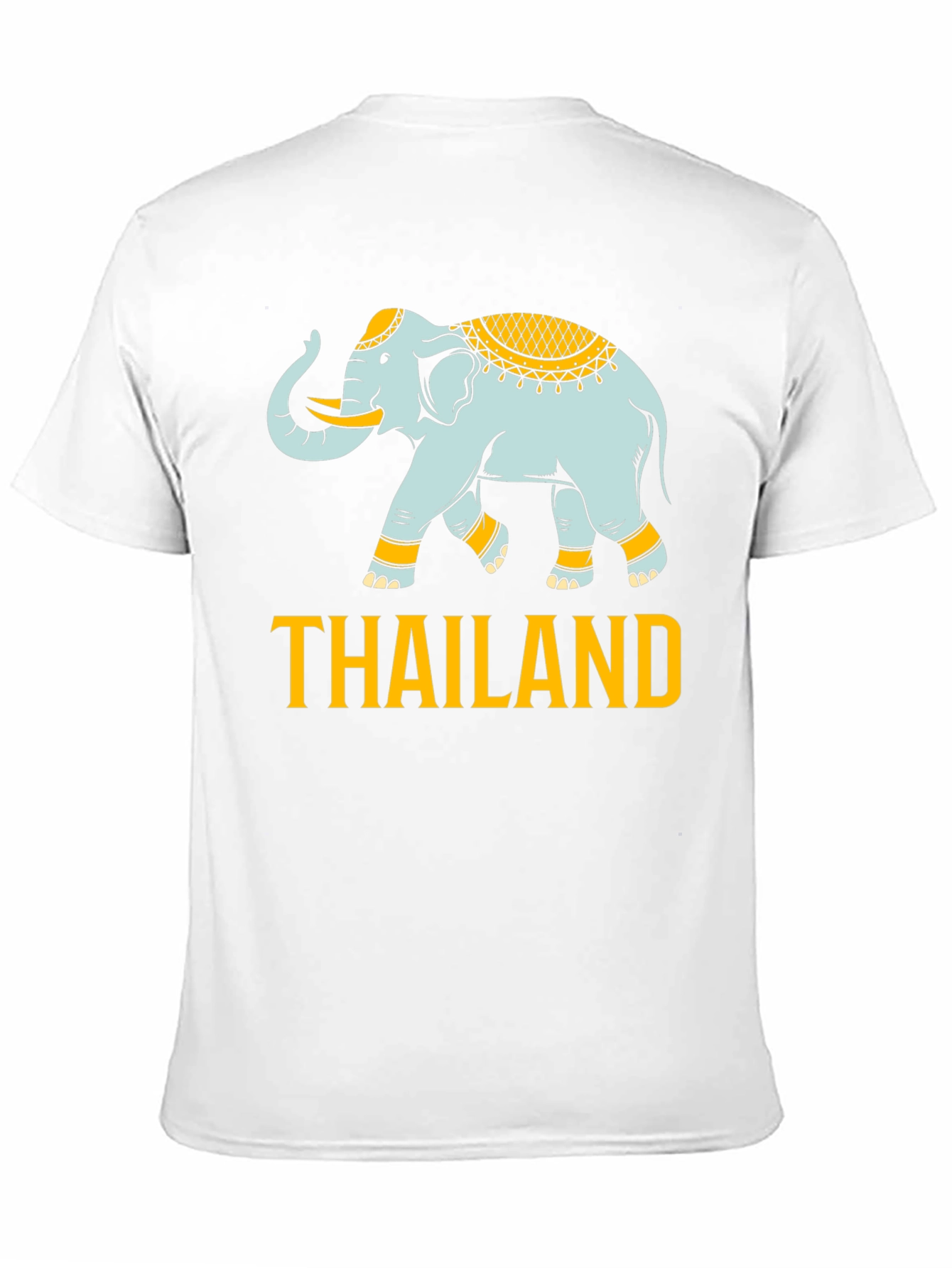 Thailand Elephant Graphic Print T-Shirt