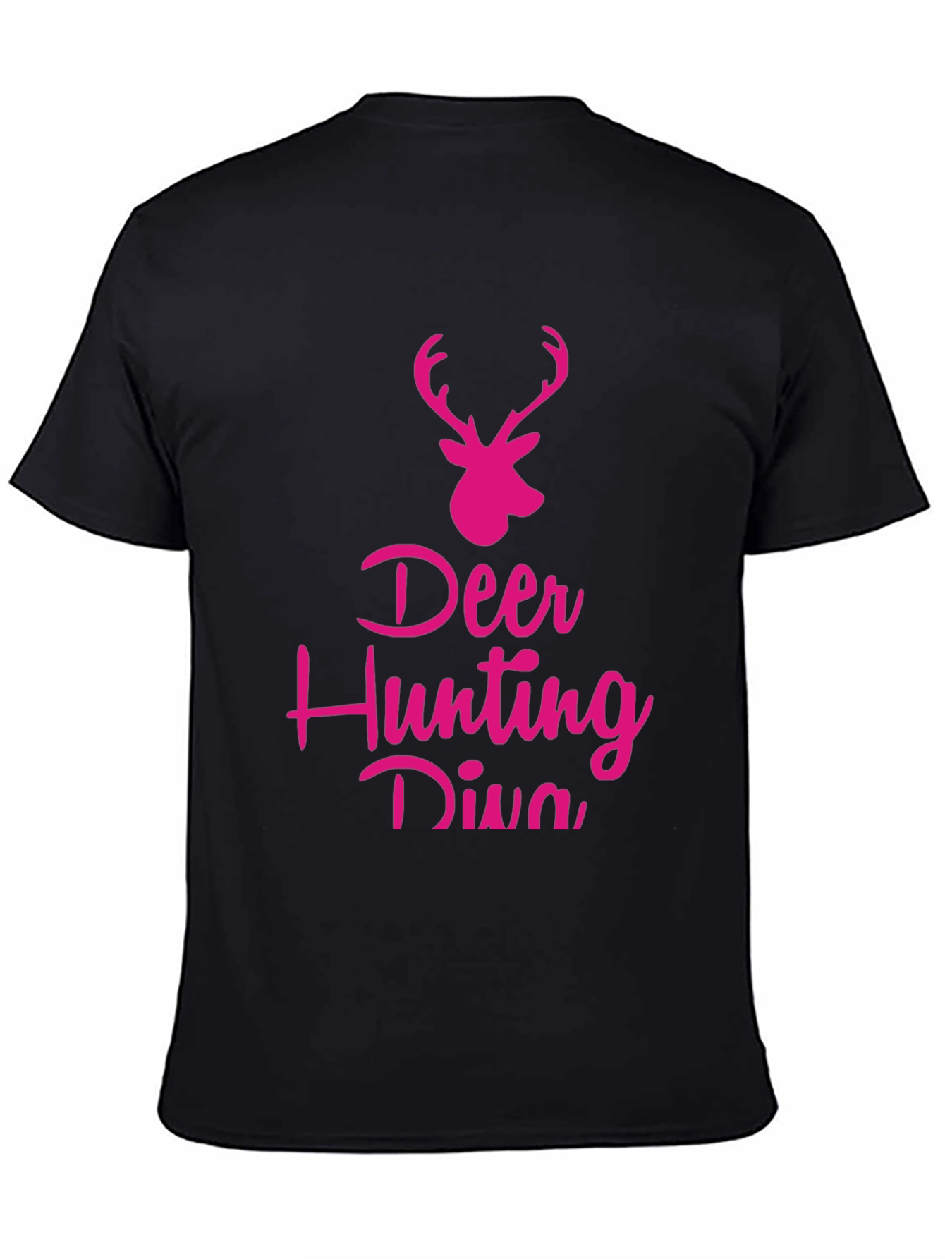 Deer Hunting Diva Black T-Shirt