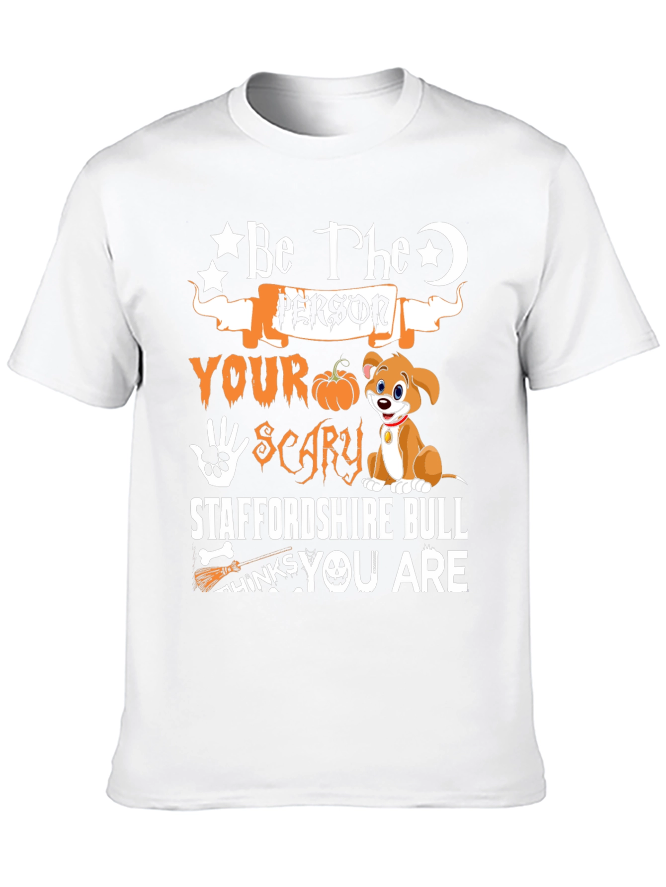 Halloween Staffordshire Bull T-Shirt