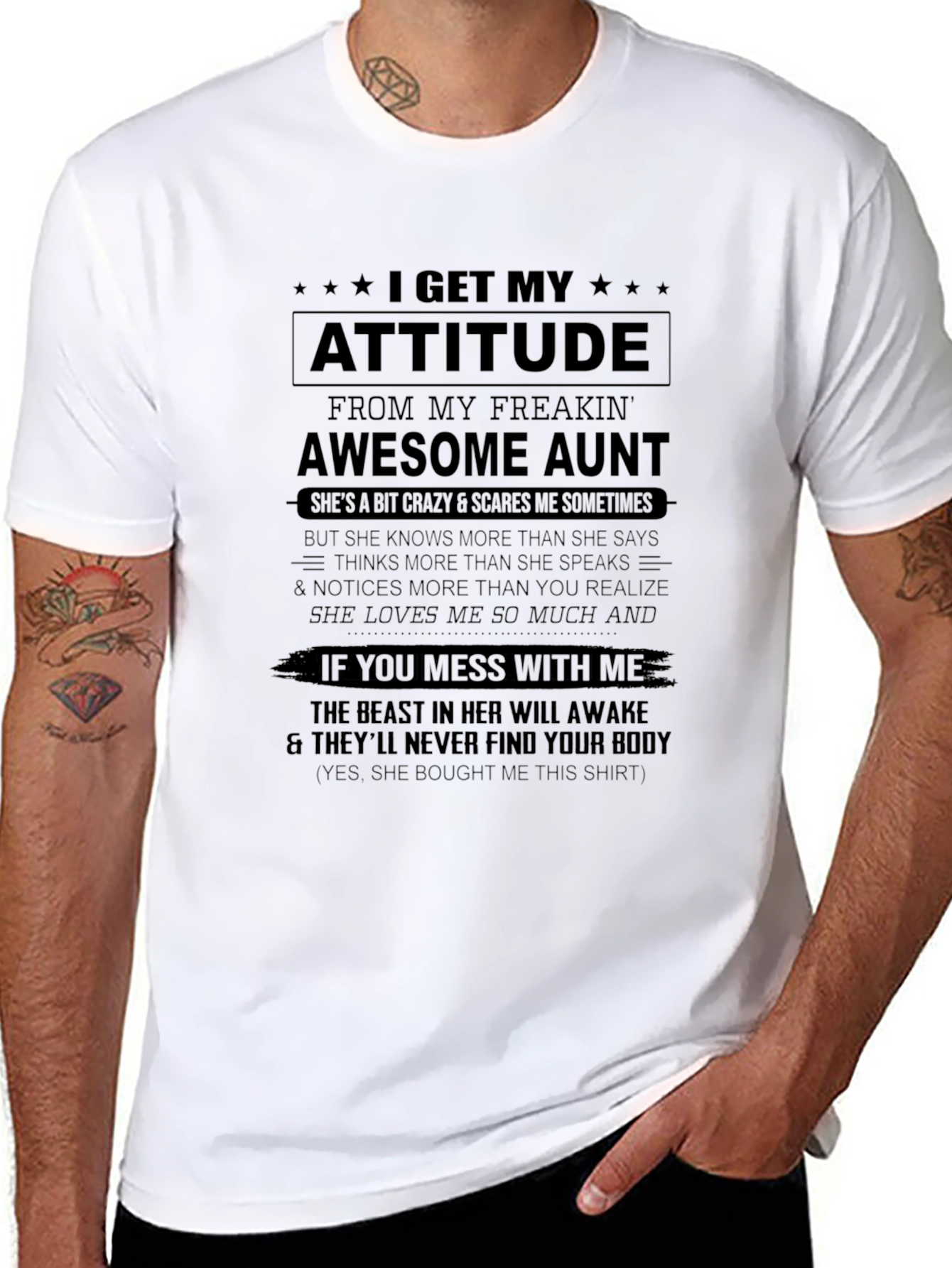I Get My Attitude From My Awesome Aunt T-Shirt